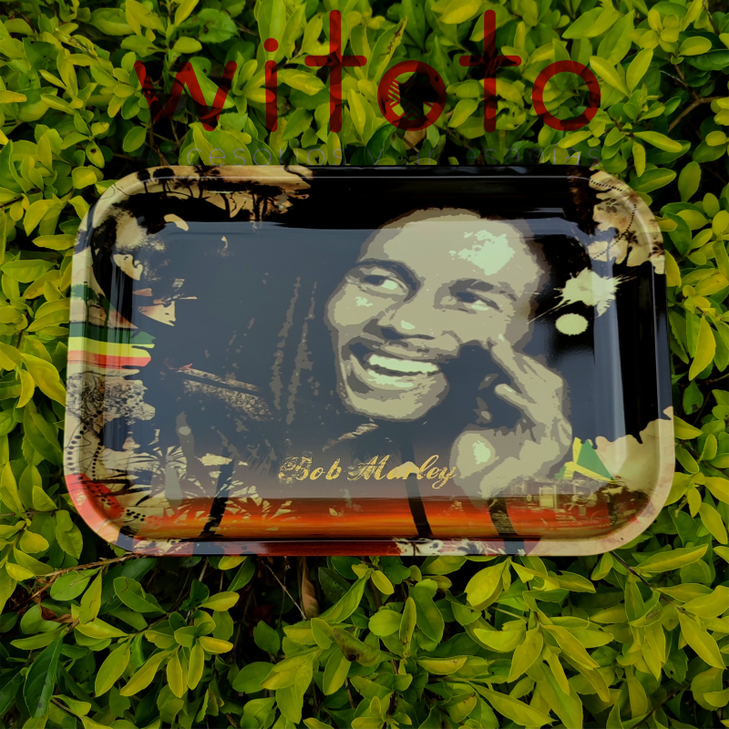 BANDEJA GRANDE BOB MARLEY DISEÑO 5 28.5 X 18.5 CM